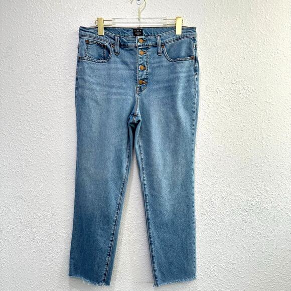 J. Crew Factory Denim - J. Crew Factory Essential Straight Jean All Day Stretch Women 31 Blue Mist Wash